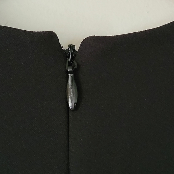 Nookie Iris Black Fringe Long Sleeve Midi Dress NWT Small - Picture 8 of 11